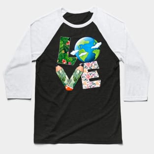 Save What You Love The Planet Baseball T-Shirt